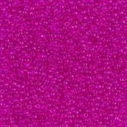 Miyuki seed beads 15/0 - Dyed transparent fuchsia 15-1310